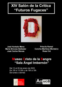 cartel de Exposición Colectiva del Salón de la Crítica, Museo Cristo de la Sangre, Murcia, 2023